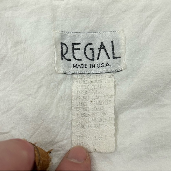 Vintage 80s Regal White Lightweight Nautical Design White Windbreaker Womens 3XL - Picture 4 of 9